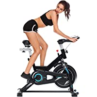 Los mejores  - ANCHEER Bicicleta de Spinning Bici estática Indoor de Volante de Inercia de 22kg-10kg Bicicletas de Ejercicio App…
